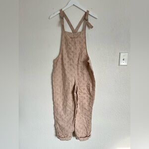 aerie Tan Eyelet Jumpsuit
